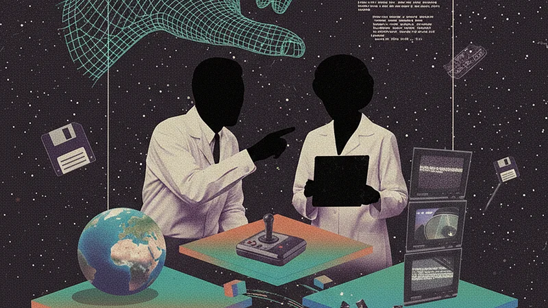 Conceptual image of shadow AI in an enterprise environment, representing hidden cybersecurity and compliance threats.